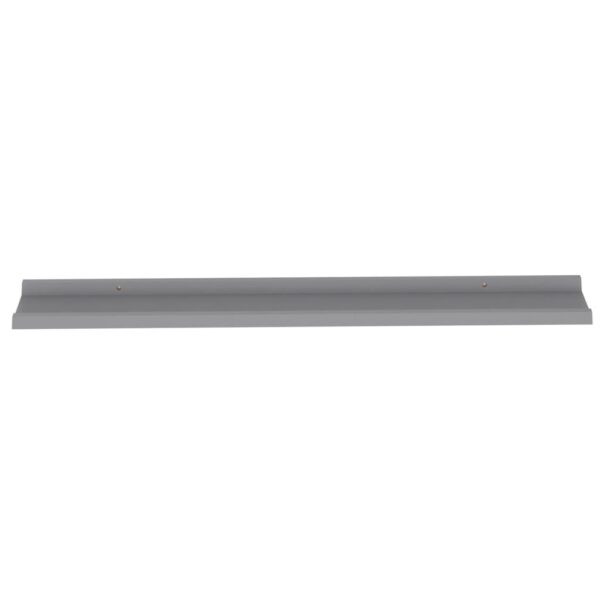 vidaXL Wall Shelves 4 pcs Gray 39.4"x3.5"x1.2" - Image 6