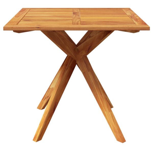 vidaXL Patio Table 33.5"x33.5"x29.5" Solid Wood Acacia - Image 3