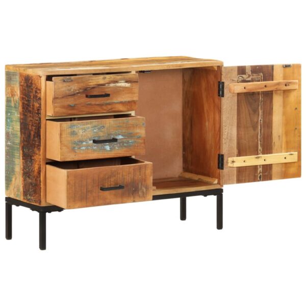 vidaXL Sideboard 34.6"x11.8"x28.7" Solid Reclaimed Wood - Image 3