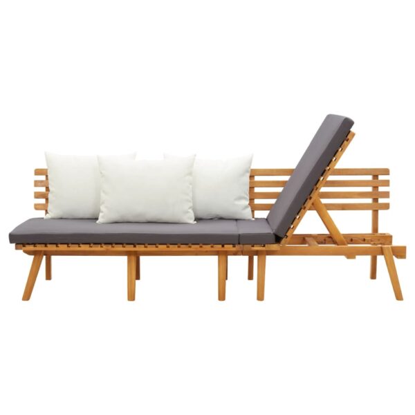 vidaXL Garden Day Bed 78.7"x25.6" Solid Wood Acacia - Image 4