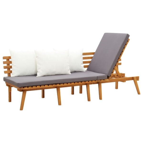 vidaXL Garden Day Bed 78.7"x25.6" Solid Wood Acacia - Image 5