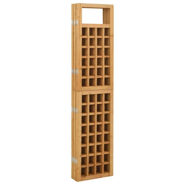 vidaXL 6-Panel Room Divider/Trellis Solid Fir Wood 95.5"x70.9" - Image 4