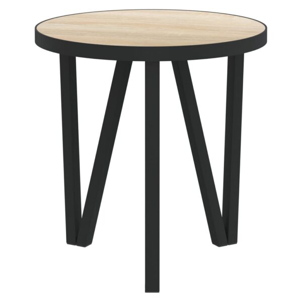 vidaXL Tea Table Sonoma Oak Ã˜13.8" MDF - Image 3