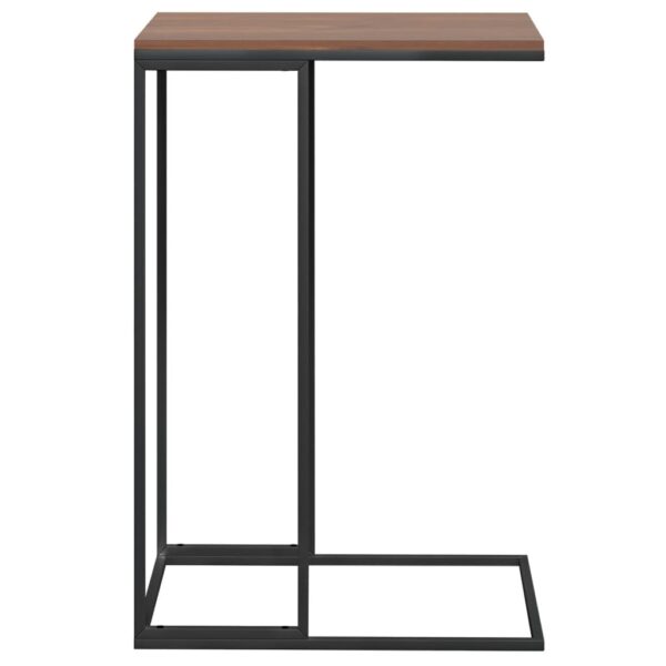 vidaXL Side Table Black 15.7"x11.8"x23.2" Engineered Wood - Image 3