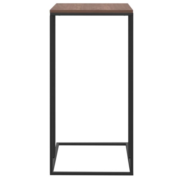 vidaXL Side Table Black 15.7"x11.8"x23.2" Engineered Wood - Image 4