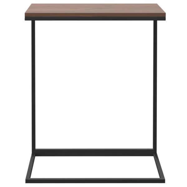 vidaXL Side Table Black 21.7"x13.8"x26" Engineered Wood - Image 3