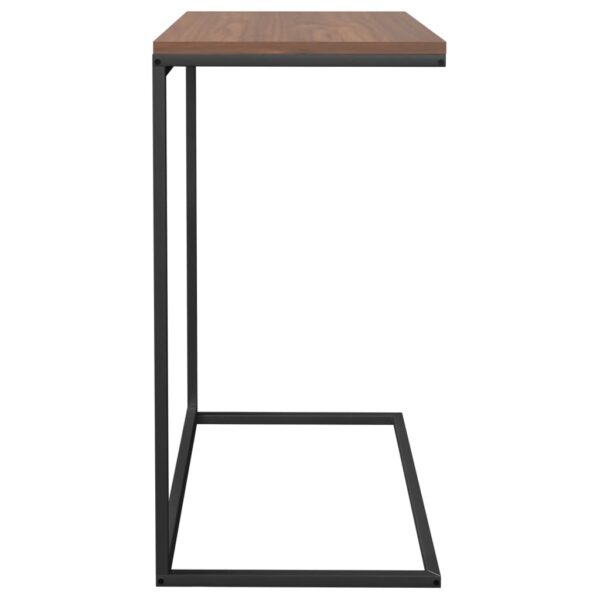 vidaXL Side Table Black 21.7"x13.8"x26" Engineered Wood - Image 4