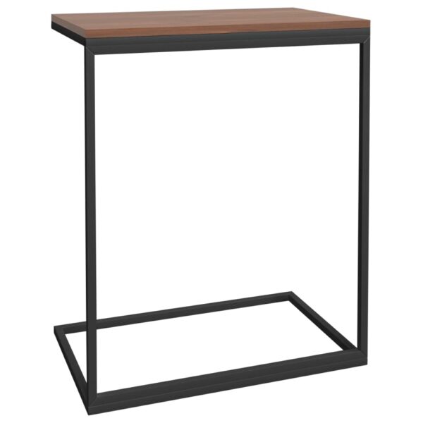 vidaXL Side Table Black 21.7"x13.8"x26" Engineered Wood - Image 5