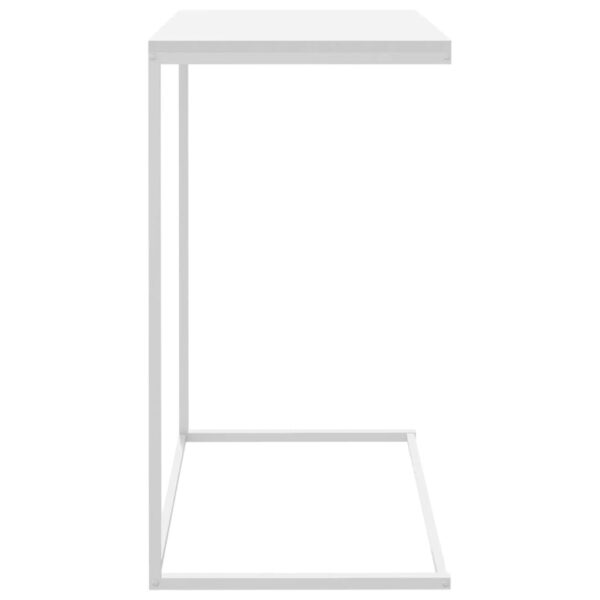 vidaXL Side Table White 21.7"x13.8"x26" Engineered Wood - Image 4