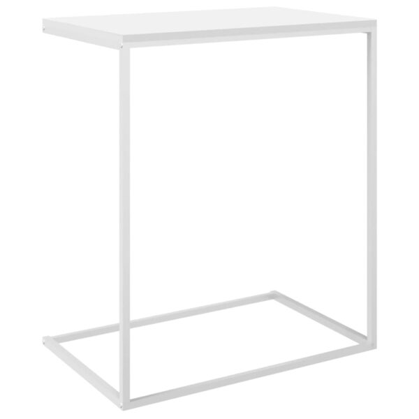 vidaXL Side Table White 21.7"x13.8"x26" Engineered Wood - Image 5