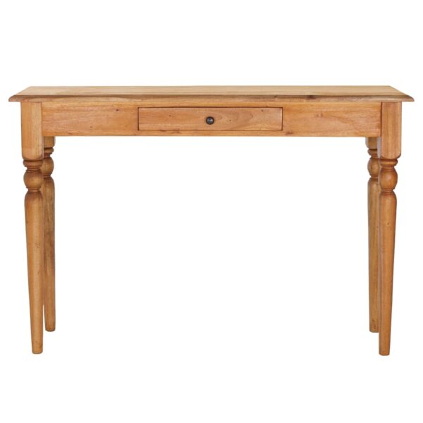 vidaXL Console Table 43.3"x11.8"x29.5" Solid Mahogany Wood - Image 2