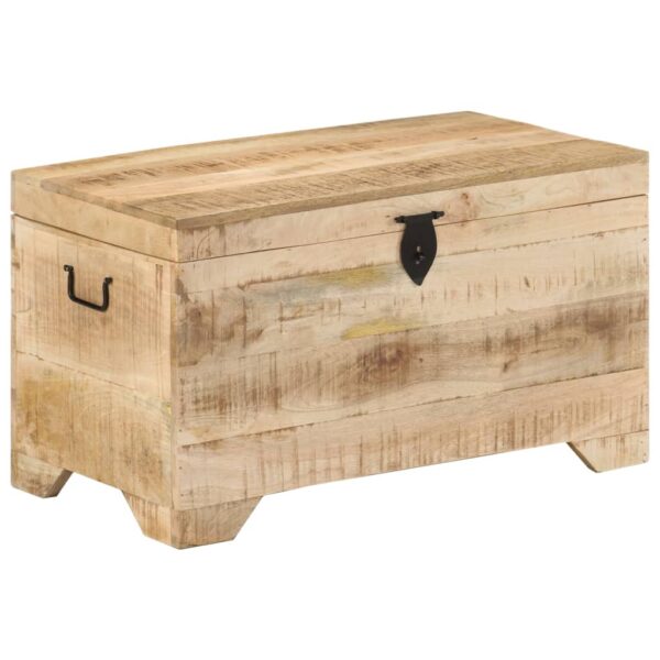 vidaXL Storage Chest Solid Rough Mango Wood - Image 12