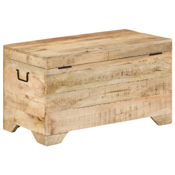 vidaXL Storage Chest Solid Rough Mango Wood - Image 3