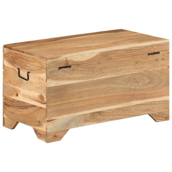 vidaXL Storage Chest Solid Acacia Wood - Image 3