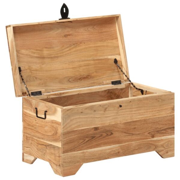 vidaXL Storage Chest Solid Acacia Wood - Image 4