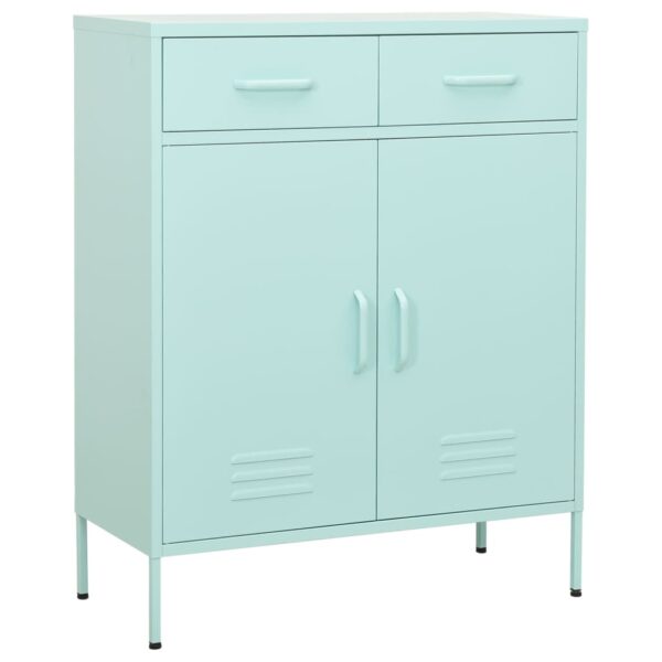 vidaXL Storage Cabinet Mint 31.5"x13.8"x40" Steel