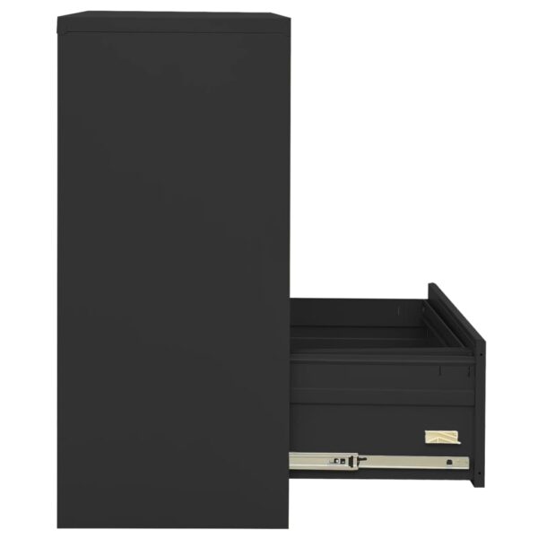 vidaXL Filing Cabinet Anthracite 35.4"x18.1"x40.6" Steel - Image 5