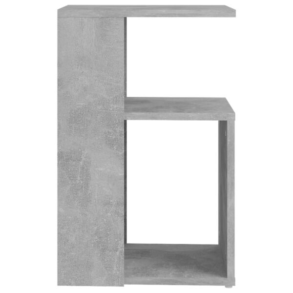 vidaXL Side Table Concrete Gray 14.2"x11.8"x22" Engineered Wood - Image 4