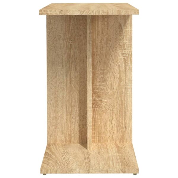 vidaXL Side Table Sonoma Oak 19.7"x11.8"x19.7" Engineered Wood - Image 6