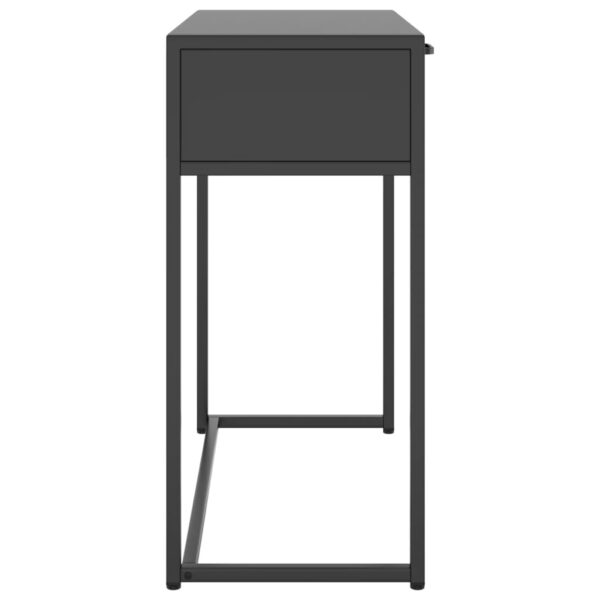 vidaXL Console Table Anthracite 28.3"x13.8"x29.5" Steel - Image 4