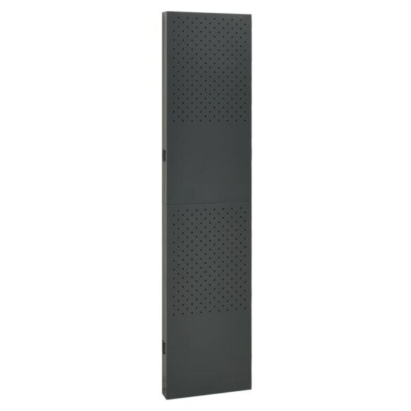 vidaXL 4-Panel Room Divider Anthracite 63"x70.9" Steel - Image 4