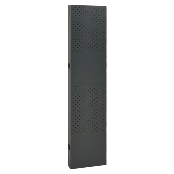 vidaXL 5-Panel Room Divider Anthracite 78.7"x70.9" Steel - Image 4