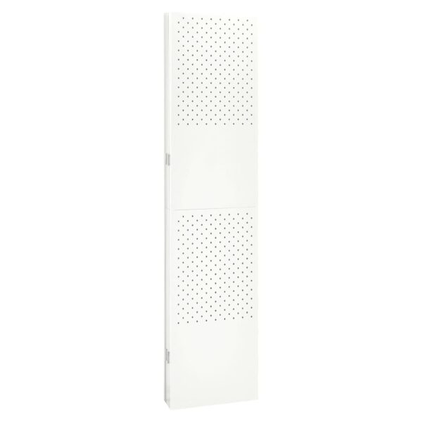 vidaXL 6-Panel Room Divider White 94.5"x70.9" Steel - Image 4