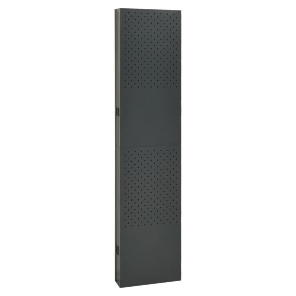 vidaXL 6-Panel Room Divider Anthracite 94.5"x70.9" Steel - Image 4