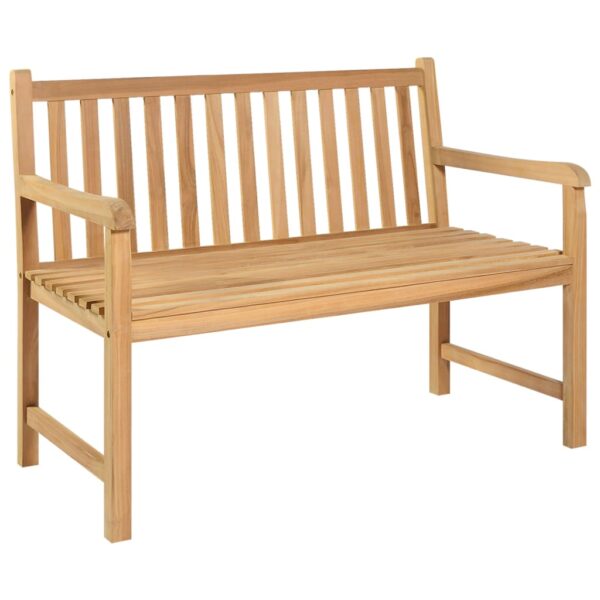 vidaXL Patio Bench 44.9" Solid Teak Wood