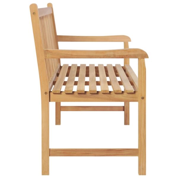 vidaXL Patio Bench 44.9" Solid Teak Wood - Image 3