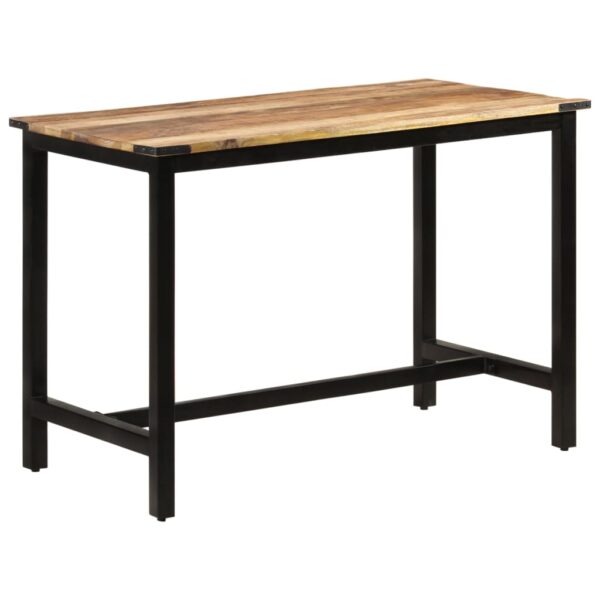 vidaXL Dining Table 43.3"x23.6"x29.9" Solid Wood Mango