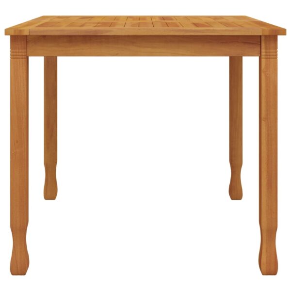 vidaXL Patio Dining Table 33.5"x33.5"x29.5" Solid Wood Teak - Image 3