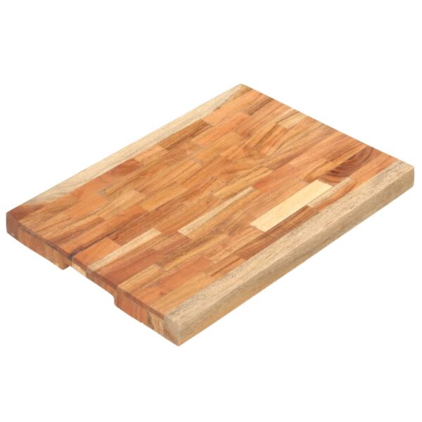 vidaXL Chopping Board 19.7"x13.8"x1.6" Solid Acacia Wood - Image 11