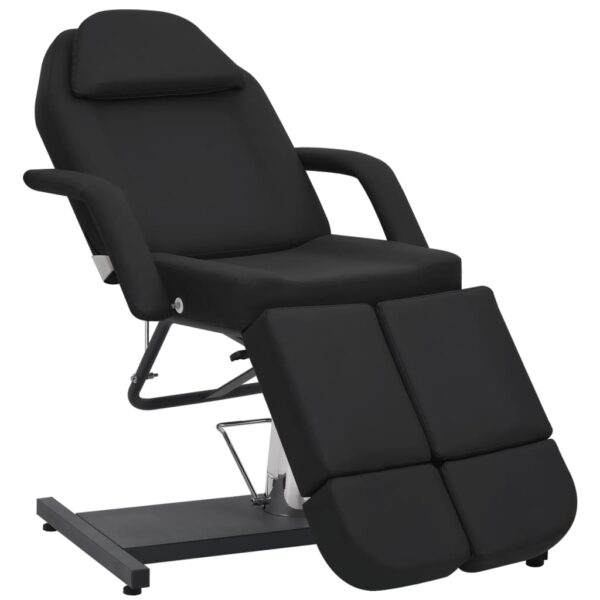 vidaXL Beauty Treatment Chair Faux Leather Black 70.9"x24.4"x30.7"