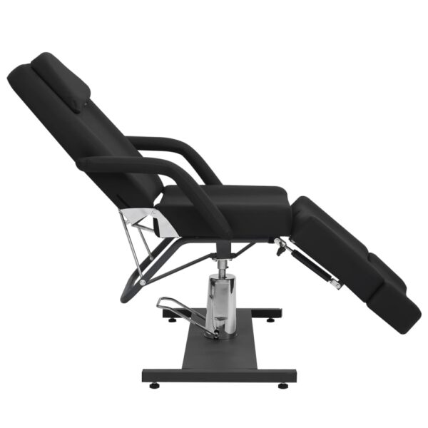 vidaXL Beauty Treatment Chair Faux Leather Black 70.9"x24.4"x30.7" - Image 3