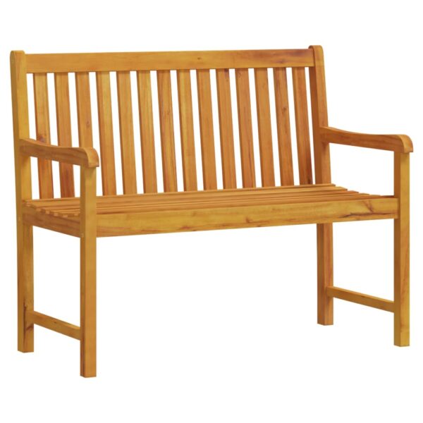 vidaXL Patio Bench 43.3" Solid Acacia Wood - Image 2