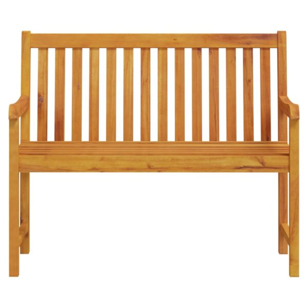 vidaXL Patio Bench 43.3" Solid Acacia Wood - Image 3