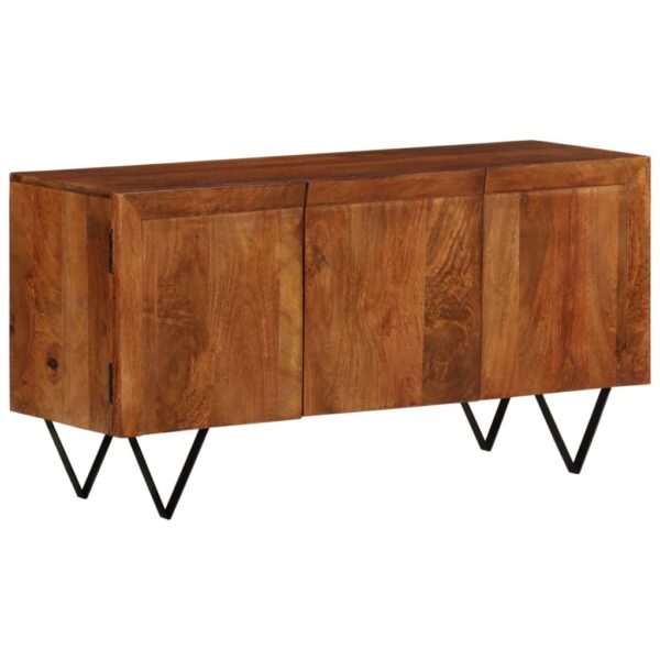 vidaXL Sideboard 43.3"x13.8"x22" Solid Wood Mango