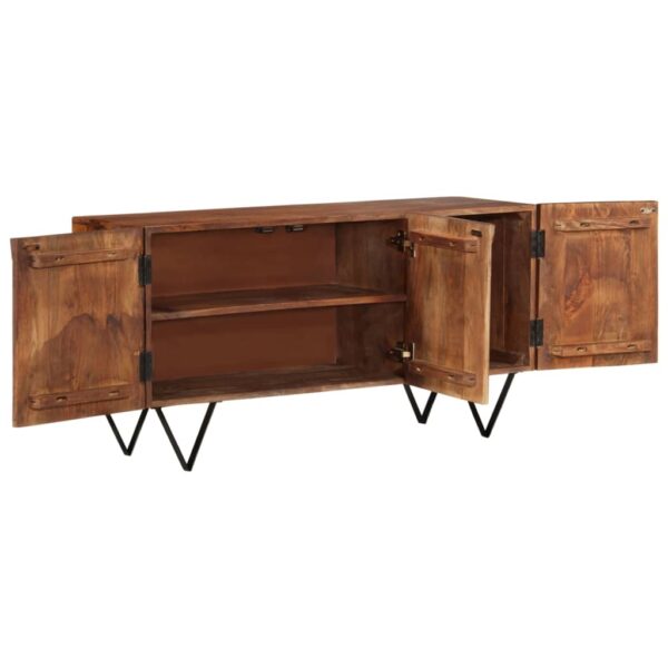 vidaXL Sideboard 43.3"x13.8"x22" Solid Wood Mango - Image 3