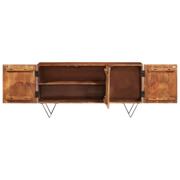 vidaXL Sideboard 43.3"x13.8"x22" Solid Wood Mango - Image 4