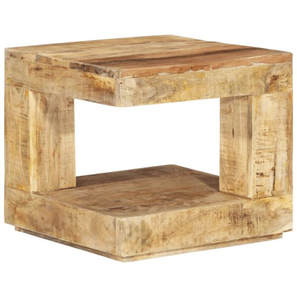 vidaXL Coffee Table 17.7"x17.7"x15.7" Solid Wood Mango