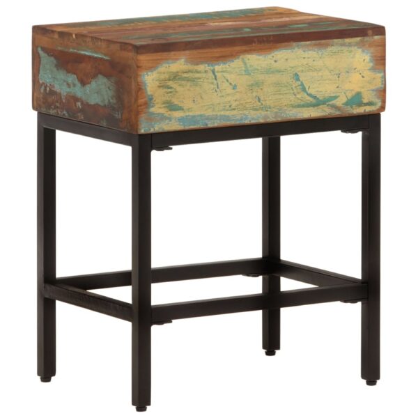 vidaXL Side Table 15.7"x11.8"x20.1" Solid Wood Reclaimed