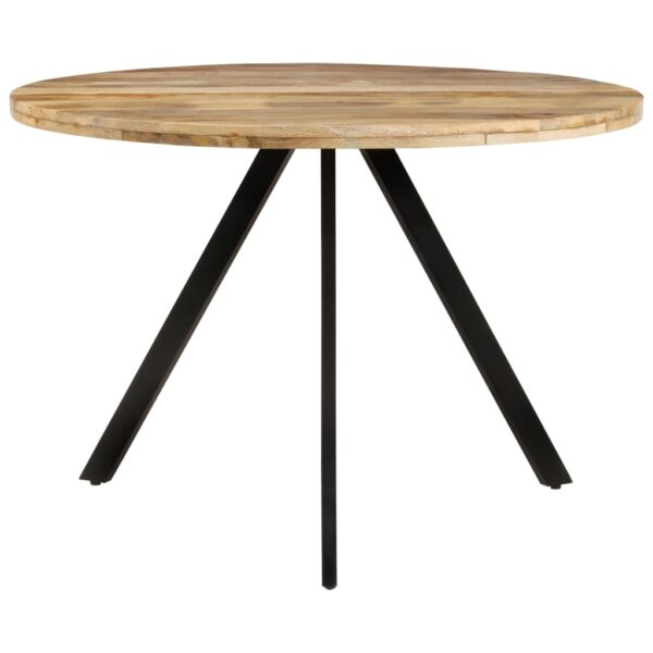 vidaXL Dining Table 43.3"x29.5" Solid Wood Mango - Image 2