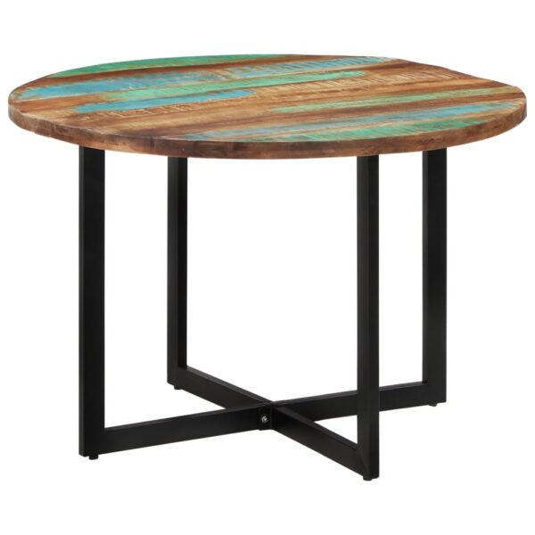 vidaXL Dining Table 43.3"x29.5" Solid Wood Reclaimed