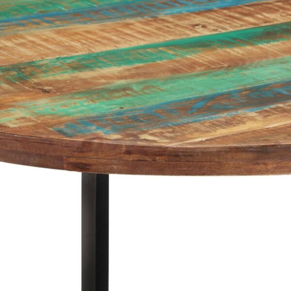 vidaXL Dining Table 43.3"x29.5" Solid Wood Reclaimed - Image 3