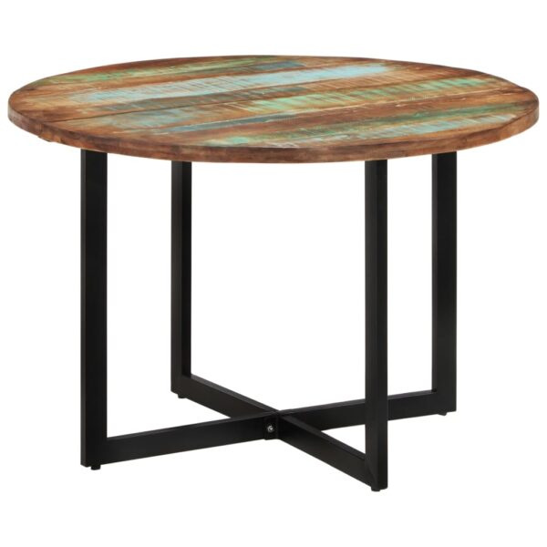 vidaXL Dining Table 43.3"x29.5" Solid Wood Reclaimed - Image 8