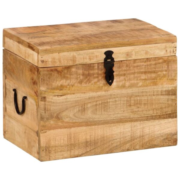 vidaXL Storage Box 15.4"x11"x12.2" Solid Wood Mango - Image 11