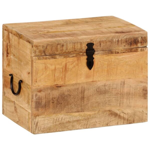 vidaXL Storage Box 15.4"x11"x12.2" Solid Wood Mango - Image 12