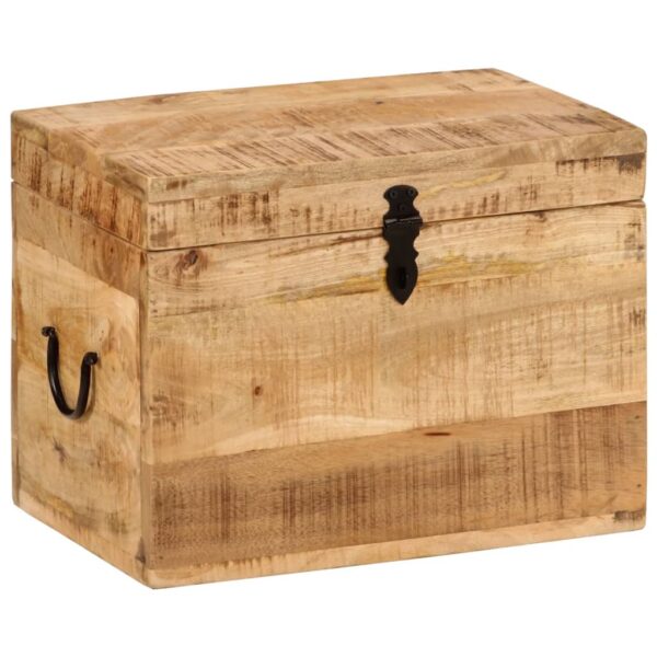 vidaXL Storage Box 15.4"x11"x12.2" Solid Wood Mango - Image 10