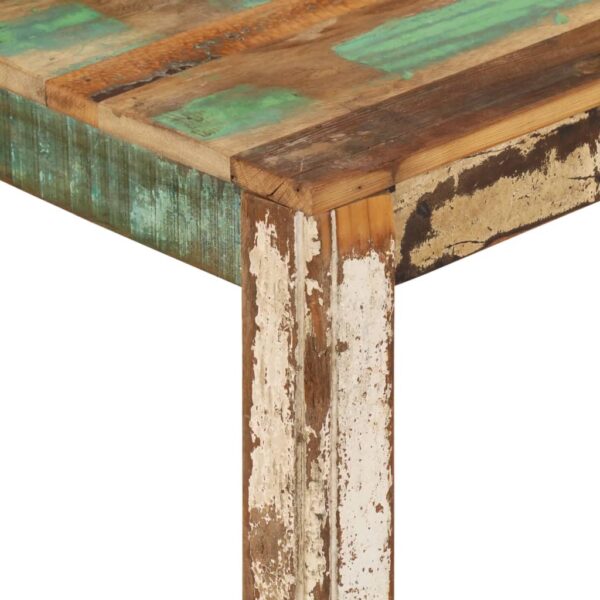 vidaXL Coffee Table 31.5"x31.5"x15.7" Solid Reclaimed Wood - Image 4